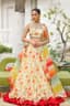 Haldi Bloom: Floral Lehenga Radiance
