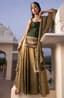 Olive & Gold Haldi Radiance: A Whisper of Tradition