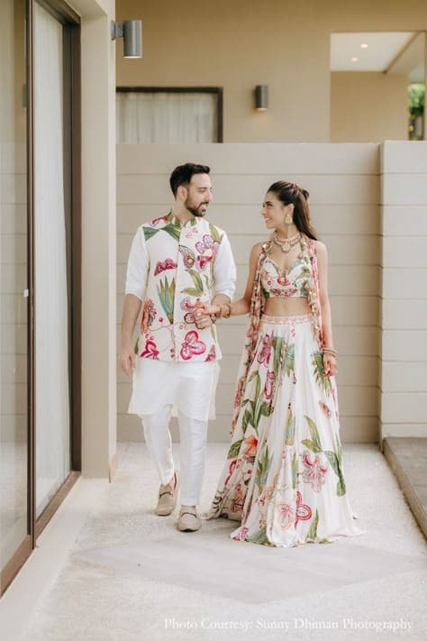 Whispers of Joy: Haldi Day's Floral Promise