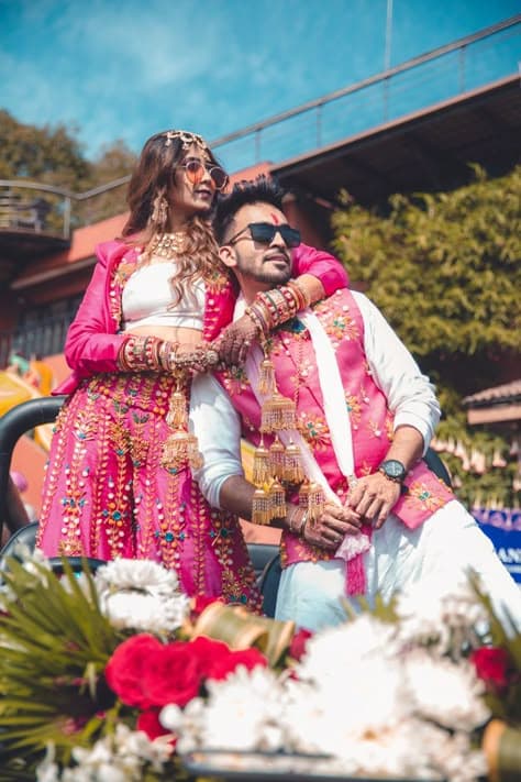 Sun-Kissed Haldi Promise: A Joyful Journey Begins