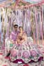 Floral Serenity: A Haldi Bloom of Love
