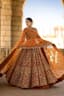 Amber Cascade: A Bride's Golden Hour Embrace