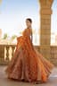 Sunstone Empress: A Bridal Descent into Amber Dreams