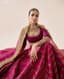 Magenta Majesty: Bridal Lehenga with Gilded Flourishes