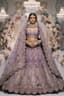 Lavender Bloom Bridal Lehenga: Whispers of Spring