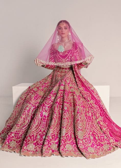 Fuchsia Fantasy: A Glimmering Bridal Dream