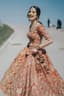 Radiant Marigold Dream: A Bridal Lehenga of Joy