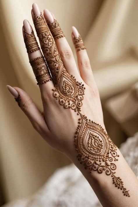 Whispers of Henna: A Budding Promise