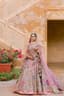 Dusty Rose Dream: A Bridal Lehenga Whispering Fairytales
