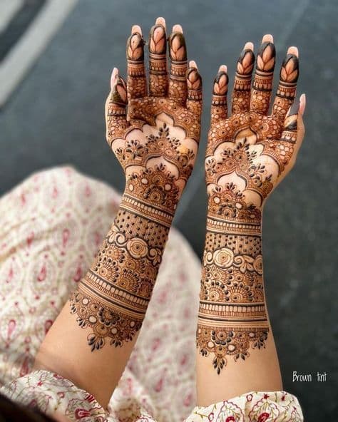 Golden Henna Embrace: A Haldi Blessing