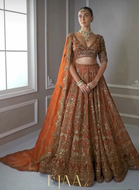 Amber Radiance: A Golden Hour Bridal Dream