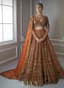 Amber Radiance: A Golden Hour Bridal Dream