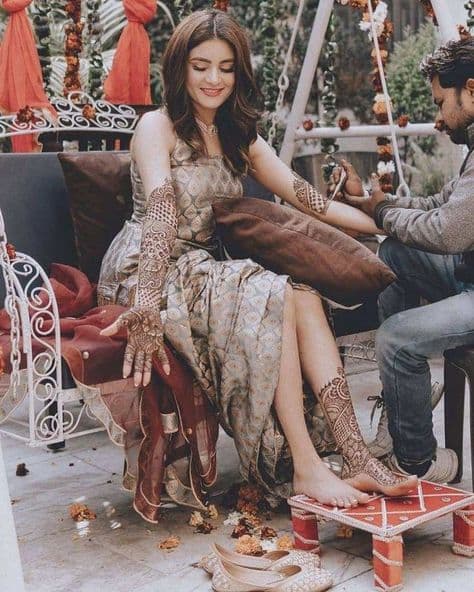 Henna-Kissed Celebration: A Haldi Ceremony's Golden Glow