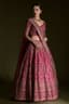 Crimson Bloom: A Bridal Lehenga of Timeless Grace