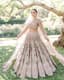 Whispers of Dawn: A Peacock's Promise Lehenga