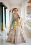 Minted Rose Reverie: A Bridal Lehenga of Delicate Dreams