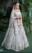 Whispers of Seafoam: A Bridal Lehenga Woven with Dreams