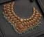 Gaja Lakshmi's Golden Blessing: Emerald-Kissed Bridal Necklace