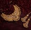 Gilded Legacy: Regal Bridal Set in Antique Gold