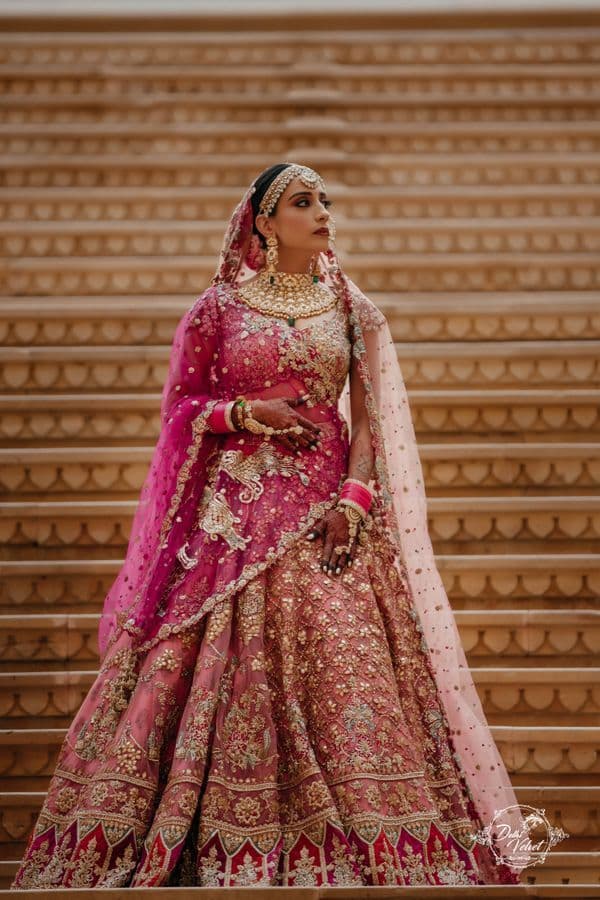 Crimson Bloom: A Bride's Ascent to Forever